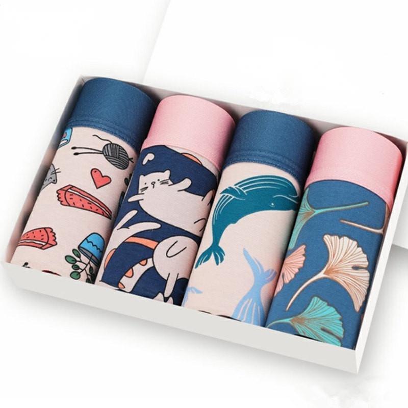 Men's boxer briefs breathable antibacterial four-corner men's pants