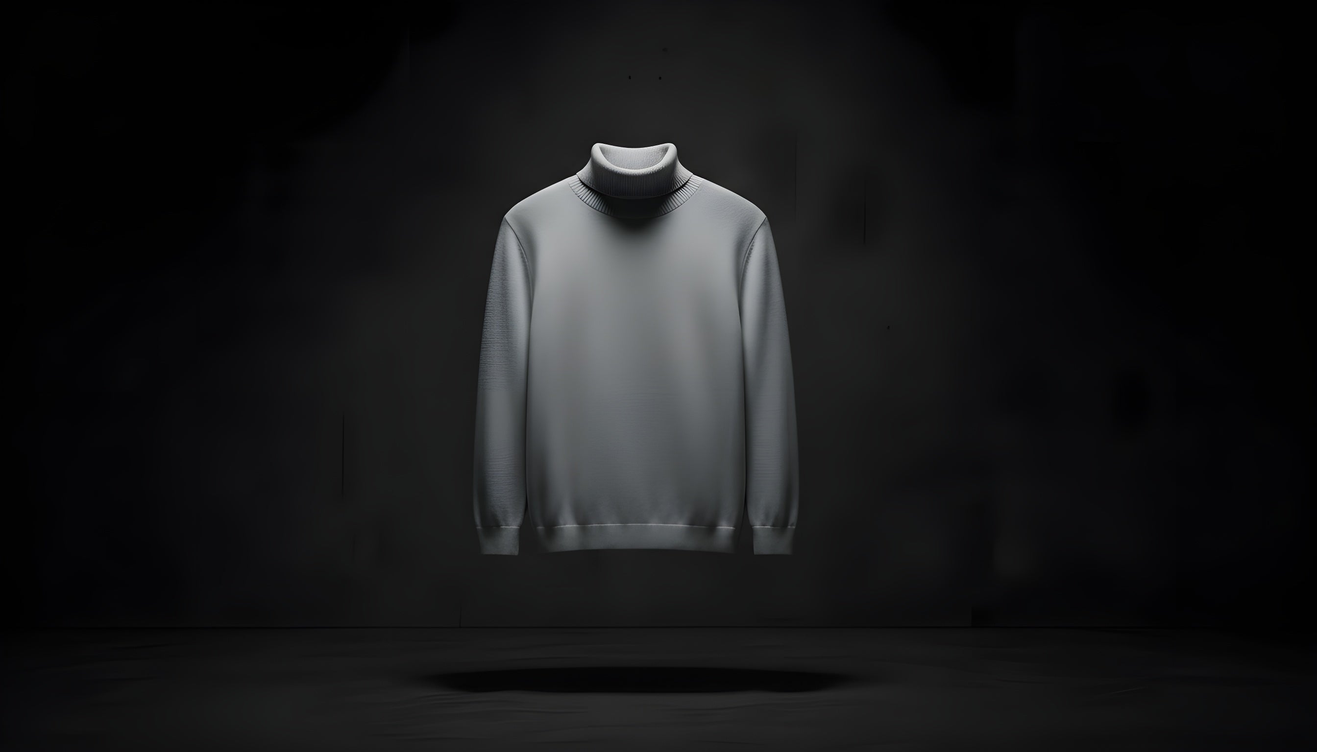 Turtleneck Sweater Multicolor Cashmere Sweater